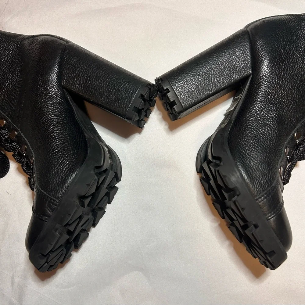 SCHUTZ Black Heeled Boots - Picture 3 of 9